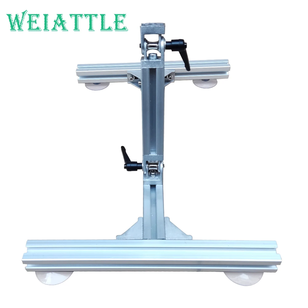 Weiattle DIY Reciprocating Linear Actuator Stands Aluminium Alloy Stand Angle Adjustable Bracket With Suction Cup Simple Support