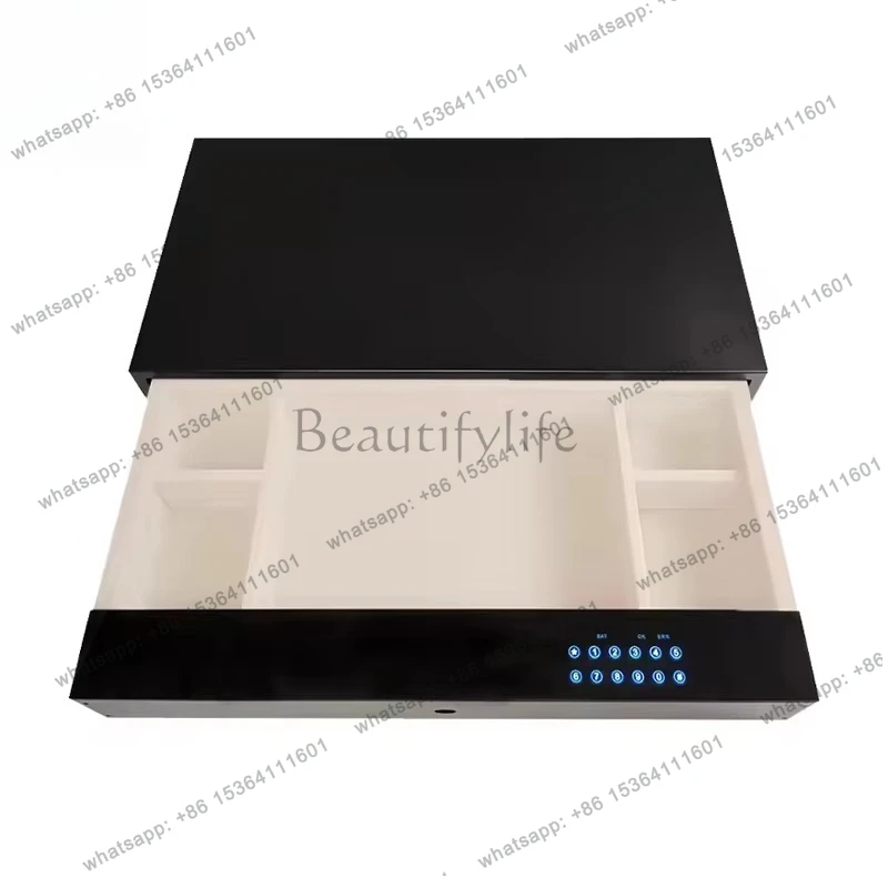 Luxury Interior Safes Fingerprint Hidden Biometric Mini Safe Intelligent Touch Screen Drawer Safes