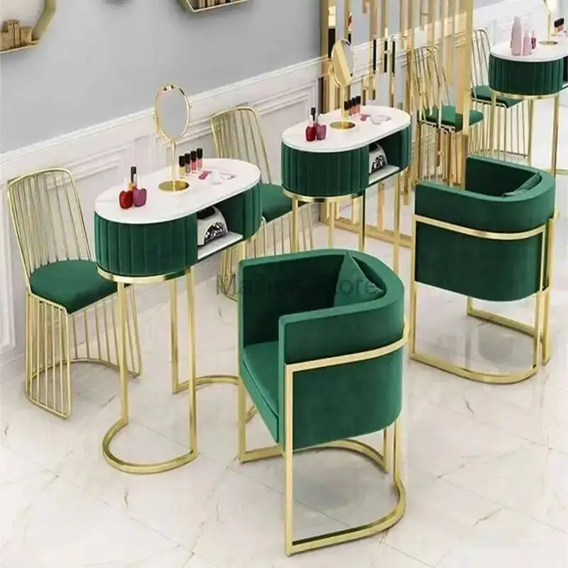 

Table Makeup Manicure Beauty Nail Reception Cleaner Professional Nail Table Dressing Tavolo Manicure Salon Furniture BL50NT