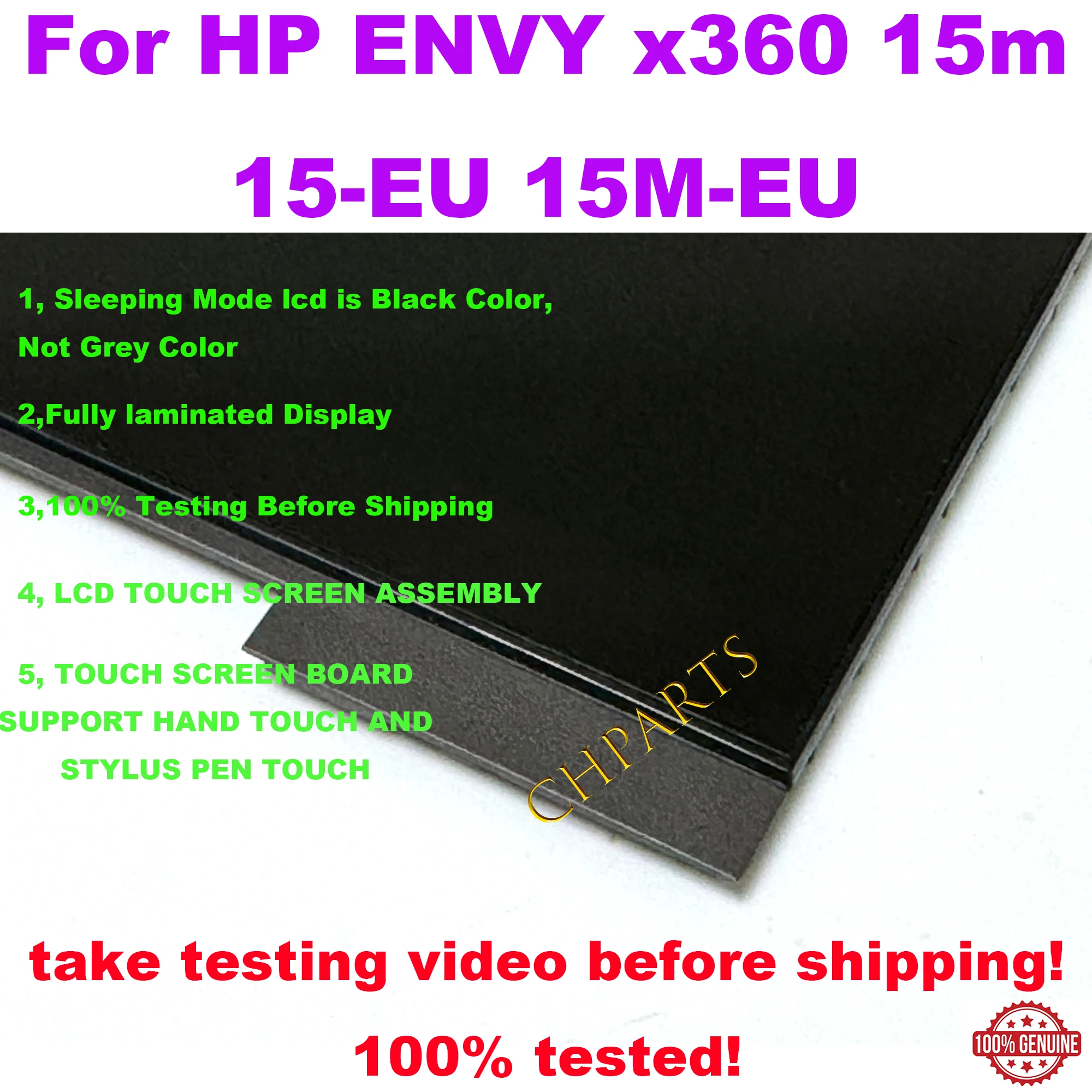 15.6-Cal FHD 1920*1080 wymiana ekranu dotykowego LCD montaż dla HP ENVY X360 15-EU serii 15-eu0003ca 15-eu0007nb 15m-eu0043dx