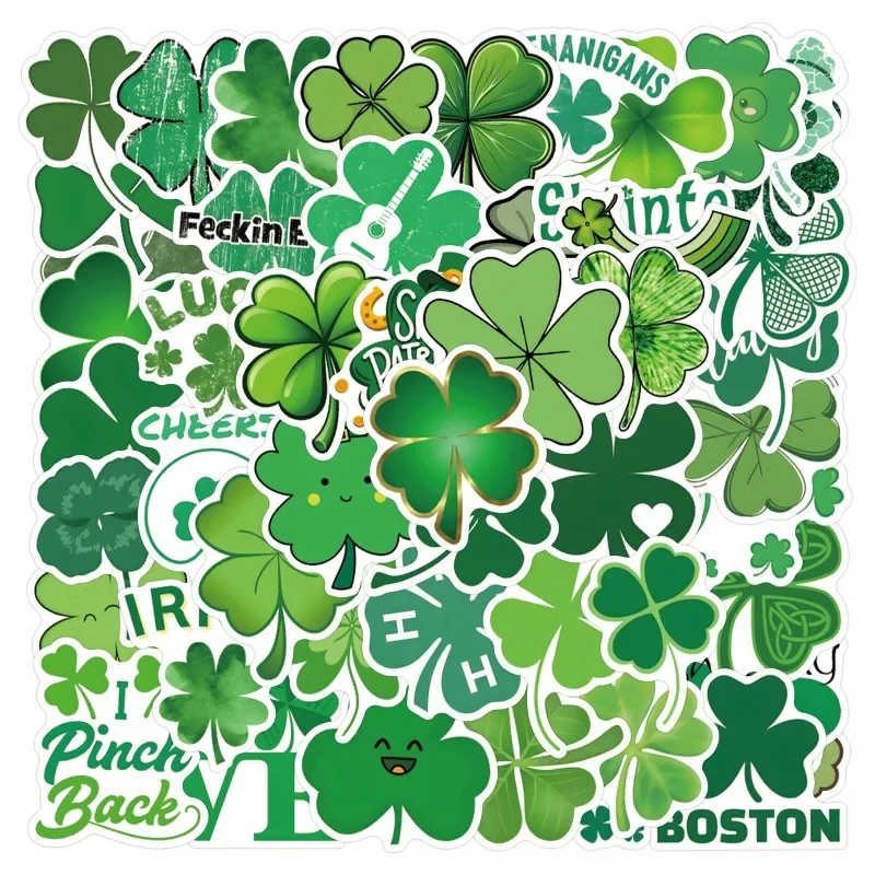55 قطعة شعار سانت باتريك الكتابة على الجدران ملصق الشارات المواد الجمالية حقيبة كوب ماء سيارة الهاتف المحمول لتقوم بها بنفسك ملصق مزخرفة