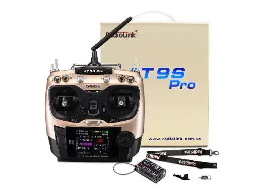 AT9S RPO 10CH 12CH DSSS FHSS full function remote control with DSSS and FHSS spread specturm support SBUS PPM PWM