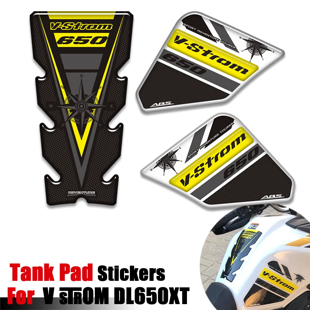 

VSTROM DL 650 XT Motorcycle Tank Pad Protection Stickers Fuel Oil Kit for Suzuki V STROM DL650XT Adventure 2018-2022