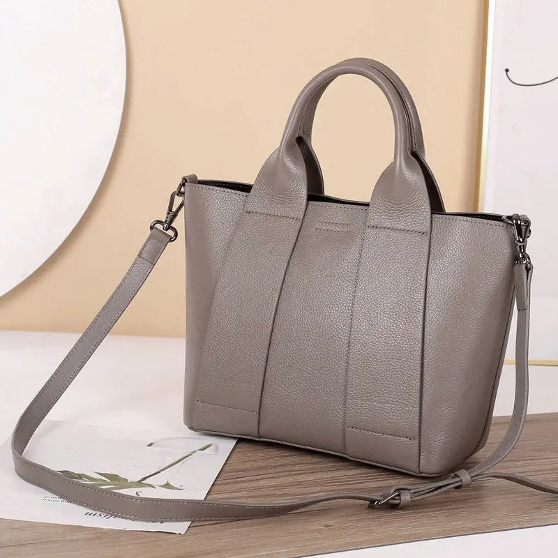 First Layer Cowhide Bags Luxury Handbags Genuine leather Hand Bag for Women Casual Female Tote Shoulder Bags Bolsa Feminina