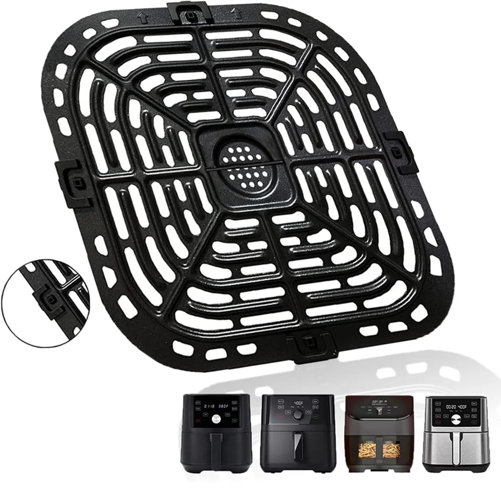 6QT Air Fryer Grill Plate for Instants Vortex Plus Air Fryer Crisper Tray Rack for Instants Vortex 5.7QT 6QT Air Fryers