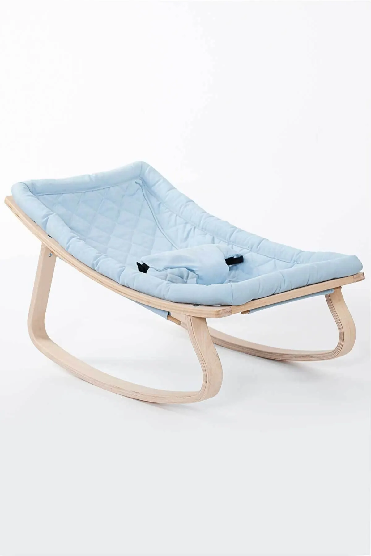 Natural Wooden Rocking Baby Sleeping Bed Baby Cradle Rocking Chair Rocker Baby 0-36 Months Swing Soothing Crib Newborn Nursery