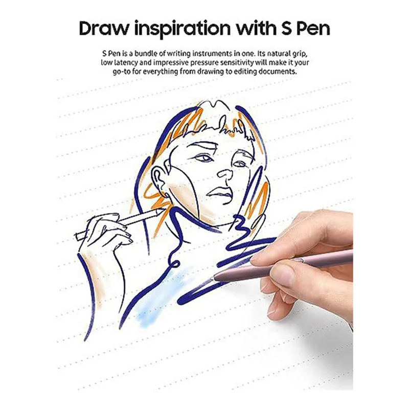 Scherm Touch Pen voor Galaxy Tab S6 Lite S6lite P610 P615 Magnetisch met vervangend potlood en clip