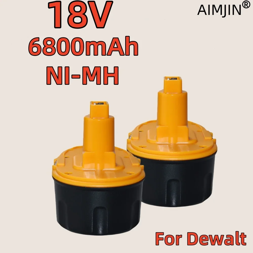 

For Dewalt 18V 6.8Ah Ni-MH Battery DC9096 DE9039 DE9096 DE9098 DE9503 DC212 DC330 Cordless Drill Replacement Batter