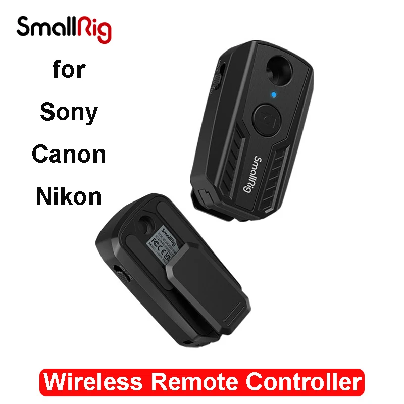 SmallRig Wireless Remote Controller for Select Sony Alpha 7R IV 6400 ZV-E1 ZV-E10 / Canon EOS R5 R6 Mark II / Nikon Z50 Zfc Z30