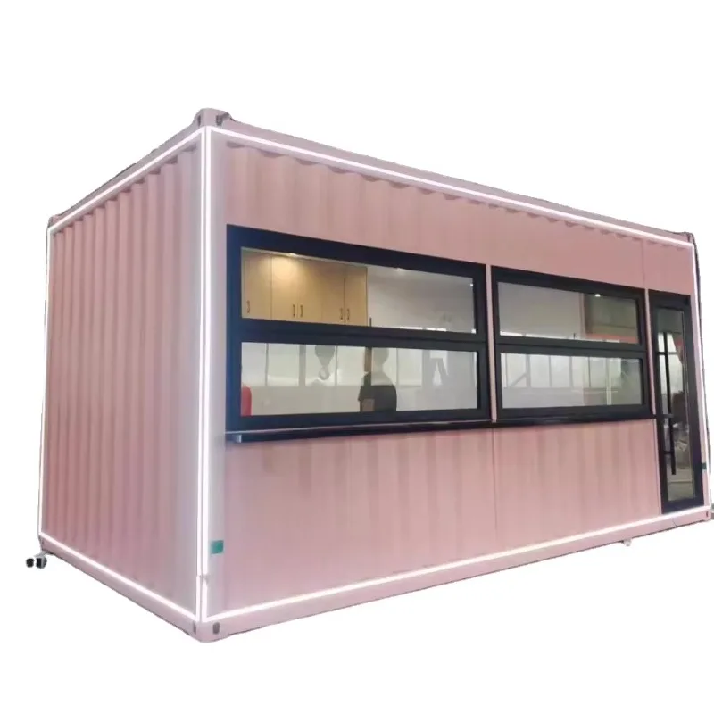 2026 CE Mobile House Selling Modern Steel Prefab Container House Coffee Shop Food Kiosk Mall Kitchen Bedroom Hotel Villa Us