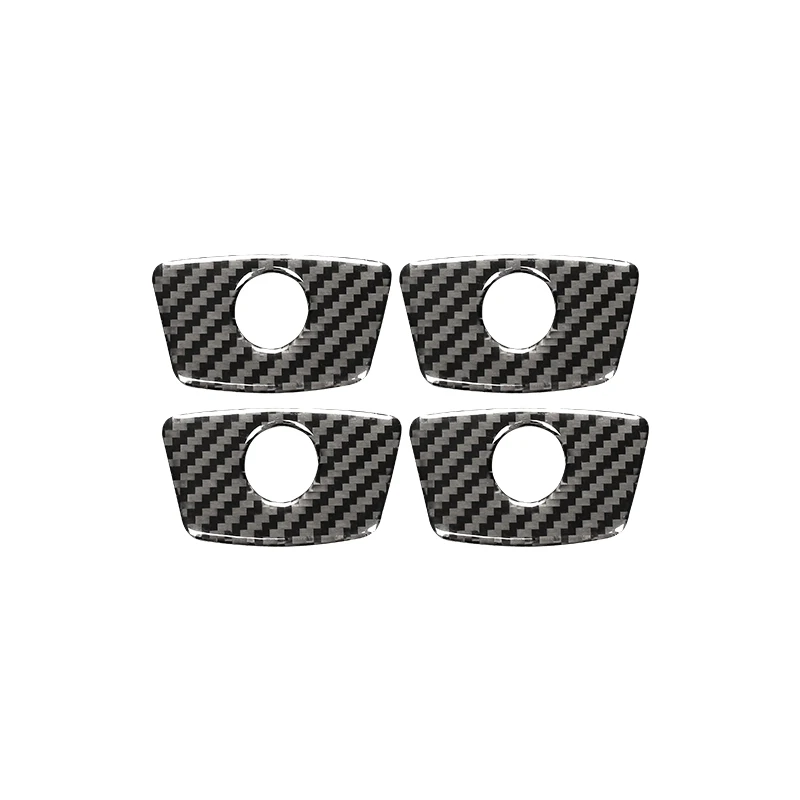 Carbon Fiber for Ford Explorer 2013-2019 Car Accessories Interior Car Door Locks Decoration Cover Trim Sticker Decal Frame 3