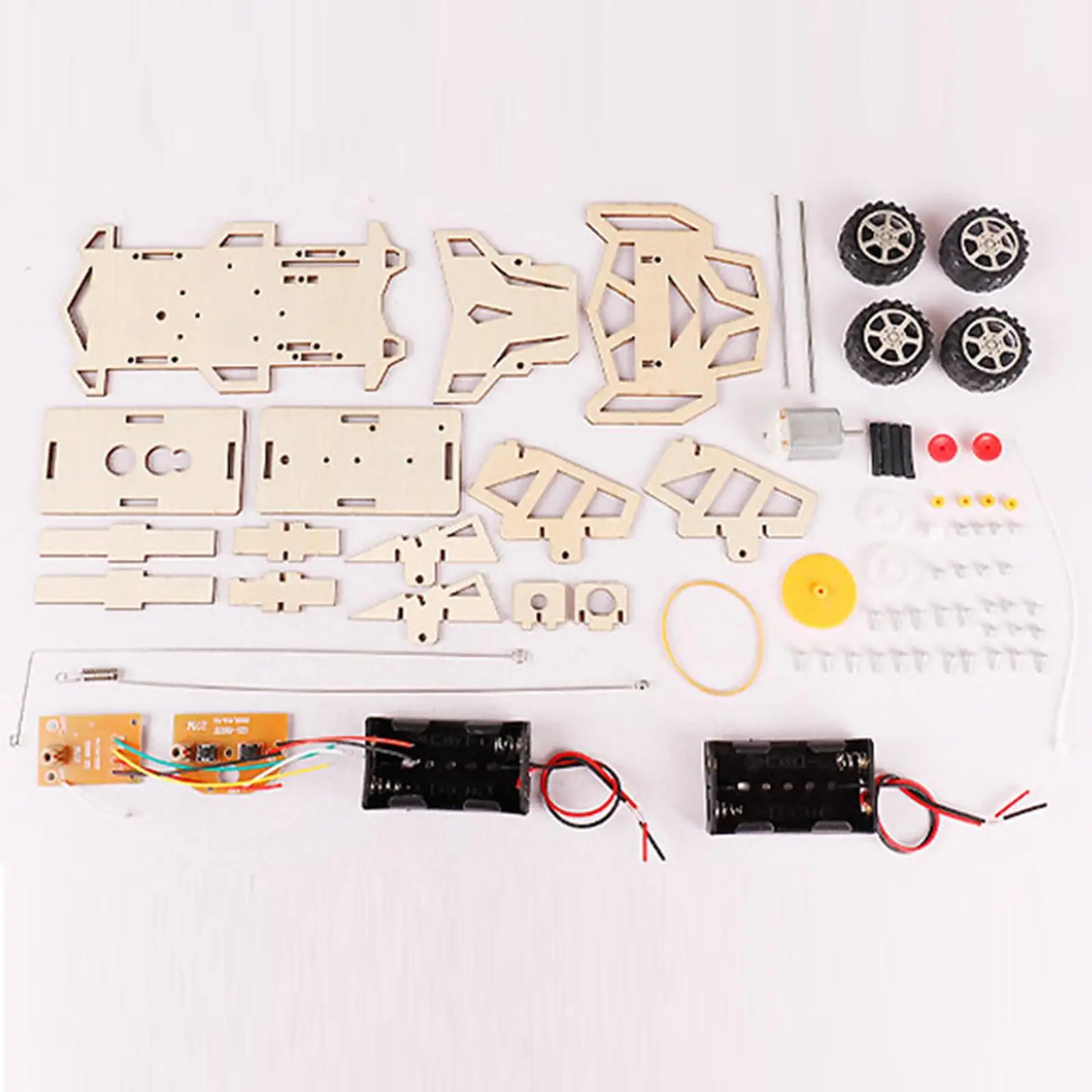 DIY montaż zdalnie sterowanym samochodowym zestawy modeli stem montaż drewna puzzle Model do odkrywania zasady