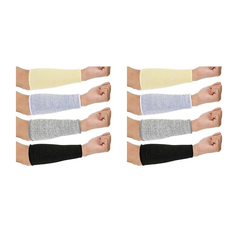 nouveau-8-paires-de-manchons-de-protection-resistants-aux-coupures-et-aux-brulures-protections-pour-l'avant-bras-pour-peaux-fines-et-ecchymoses
