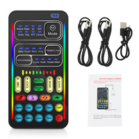 New I9 Multi-functional Handheld Voice Changer Portable Voice Disguiser Mini Sound Card With 8 Sound Effects Sound Changes