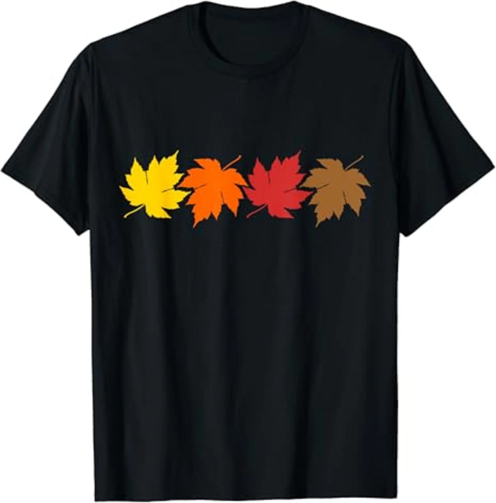 Fall Leaves And October Autumn Unisex T-Shirt Size S-5XL