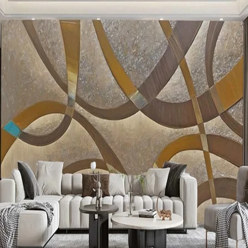 Creative 3D Stereo Abstract Geometric Art Wallpaper Custom Size Photo Mural TV Sofa Background Home Decor Backdrop Papier Peint