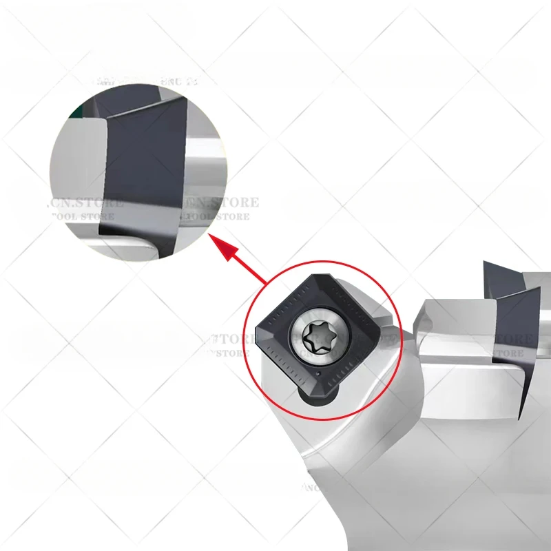 SIQI SEKT1204 Вставка Торцевая фреза Головка KM12 Квадратный резак 45 градусов SEHT1204 Лезвие SEHT SEKT1204
