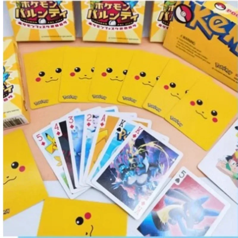 Pokemon animation periferiche 54 pezzi di poker classic character Pikachu carte da gioco puzzle casual non ripetuti