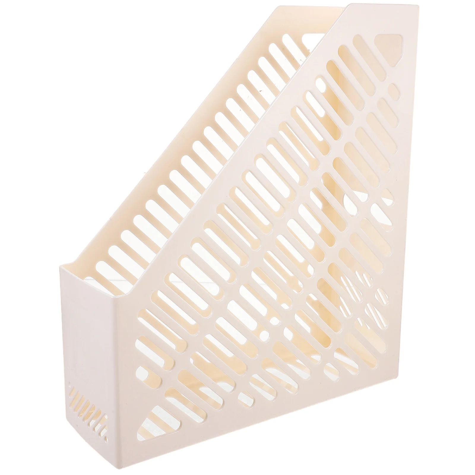 

Desktop File Rack Document Storage Holder Magazine Vertical Book Shelf Paper Organizer Box Office Desktop Organizer