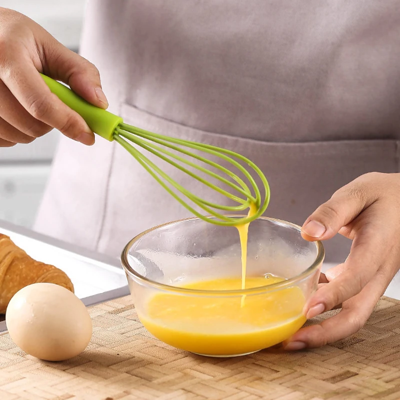 Mini Silicone Egg Must Be Durable Hand-held Whipping Cream Foam Machine Anti-skid Mixer Egg Must Kitchen Accessories