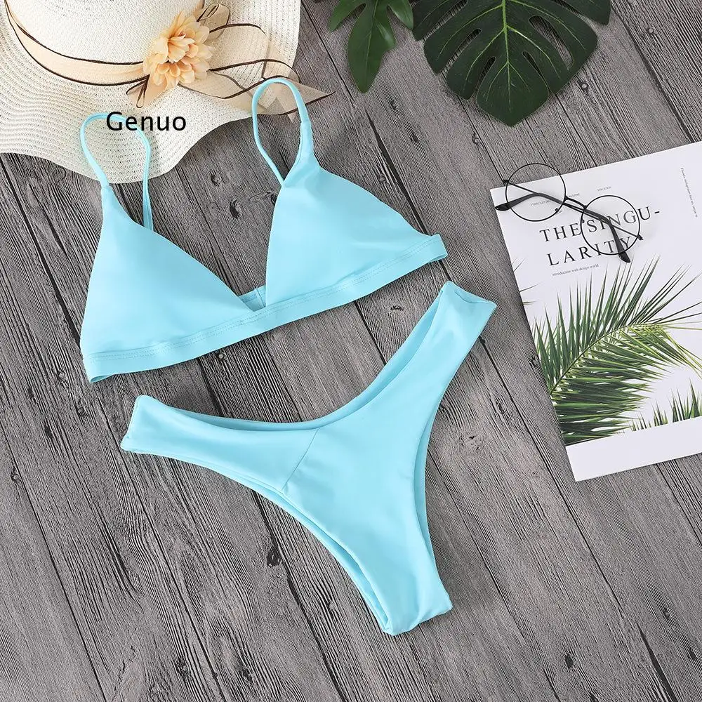 Swimwear Women Sexy Swimsuit Push Up Micro Bikinis Set Swimming Bathing Suits Beachwear Summer Brazilian Thong Bikini 2021 Mujer