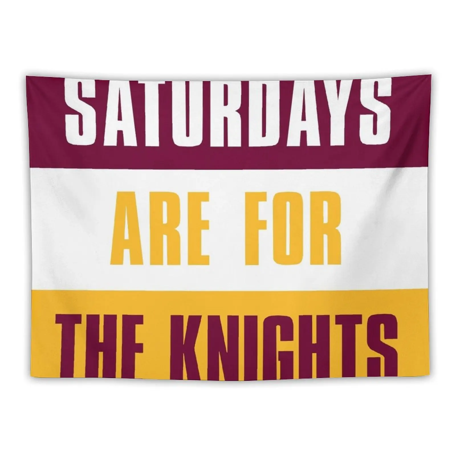 

Saturdays are for The Knights, Calvin College Tapestry Wall Decorations Wall Carpet Tapestry