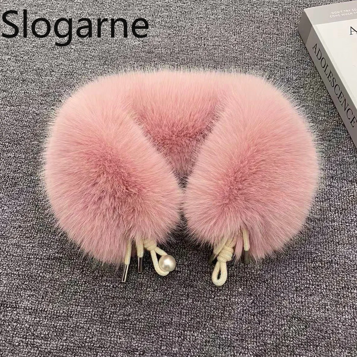 

Зимний шарф из искусственного меха, мягкий воротник из искусственного меха, куртка, пальто, шапка, декор, разноцветная полоска, мягкий капюшон, меховые воротники, шаль, теплые шарфы