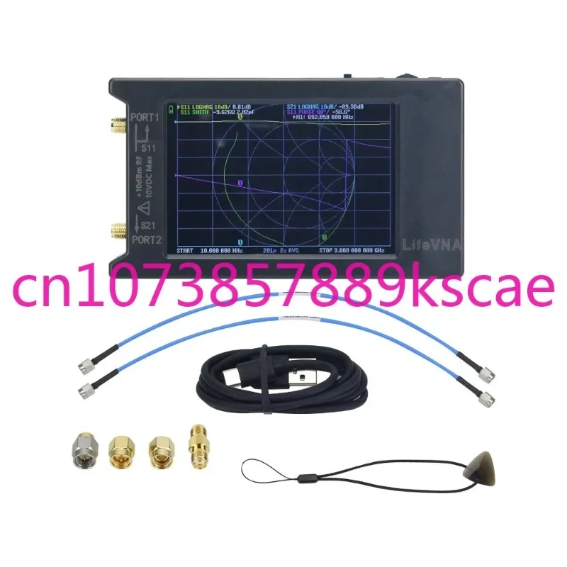 

LiteVNA-64 VNA Analyzer 50khz-6.3ghz Portable Vector Network Analyzer Antenna Analyzer with 4 "Display