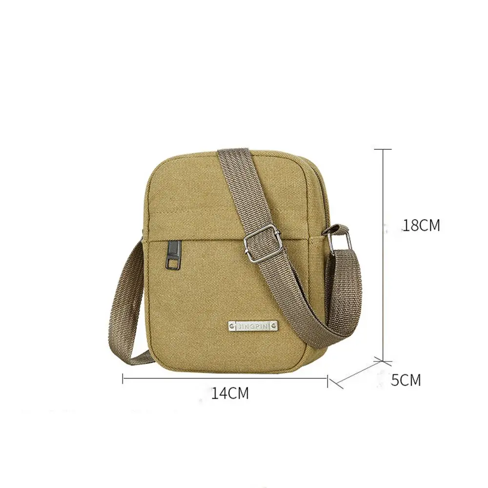 Bolsa de lona pequena para homens, bolsa crossbody, mochila telefônica, compras, viagem, pano