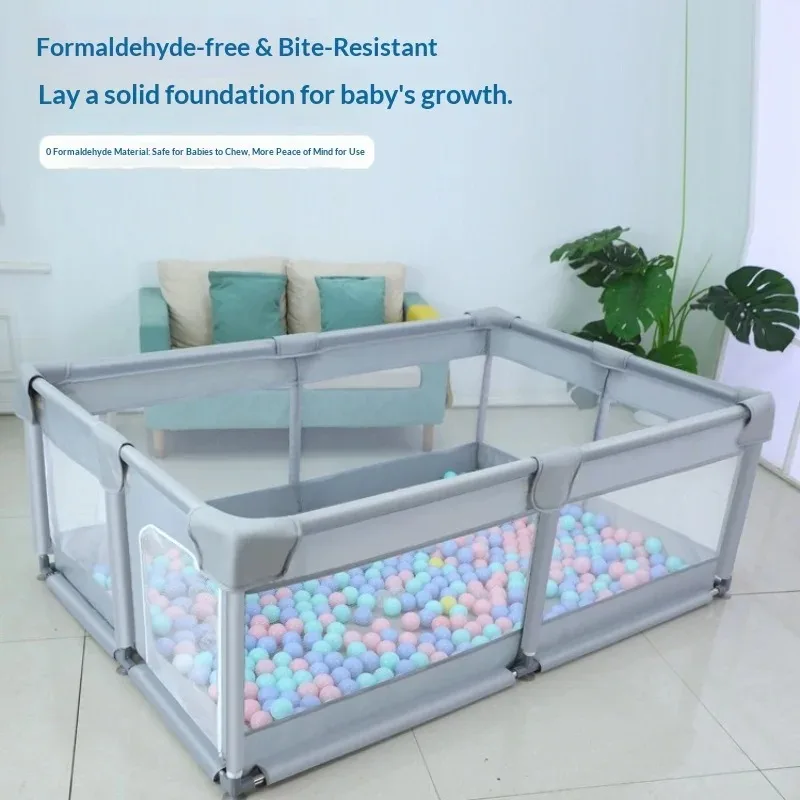 Foldable Portable Baby Playpen Play Yard Indoor Home Safety Gate Toddler Play Area Non Toxic Kids Playpen for Baby Baby Playpens