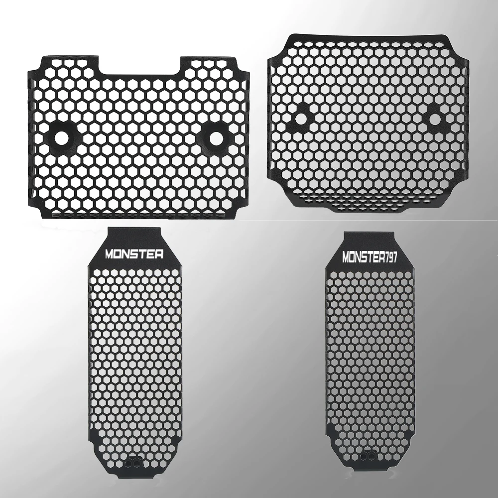 

For Ducati Monster 797+ (Plus) 2018 2019 2020 MONSTER797 2017 2024 Motorcycle Rectifier Guard Oil Cooler Guard Cover Protector