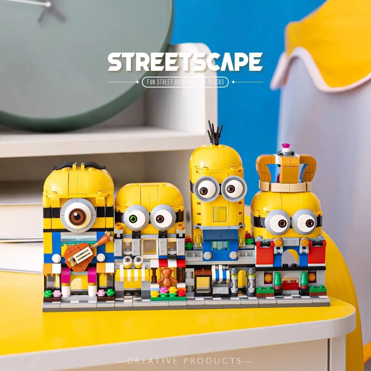 4-in-1 Minions Street View Bui - 3D Printing Lego review and price