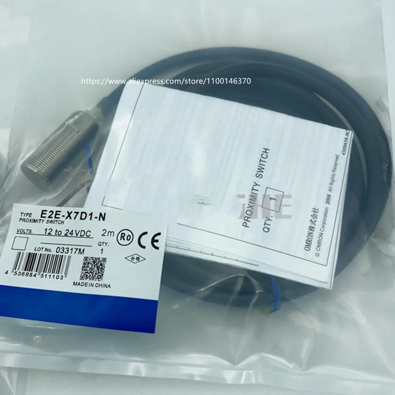 

2Pcs New proximity switch E2ER-X7D1 E2ER-X2D1 E2ER-X2D2 E2ER-X3D1 E2ER-X3D2 DC two-wire