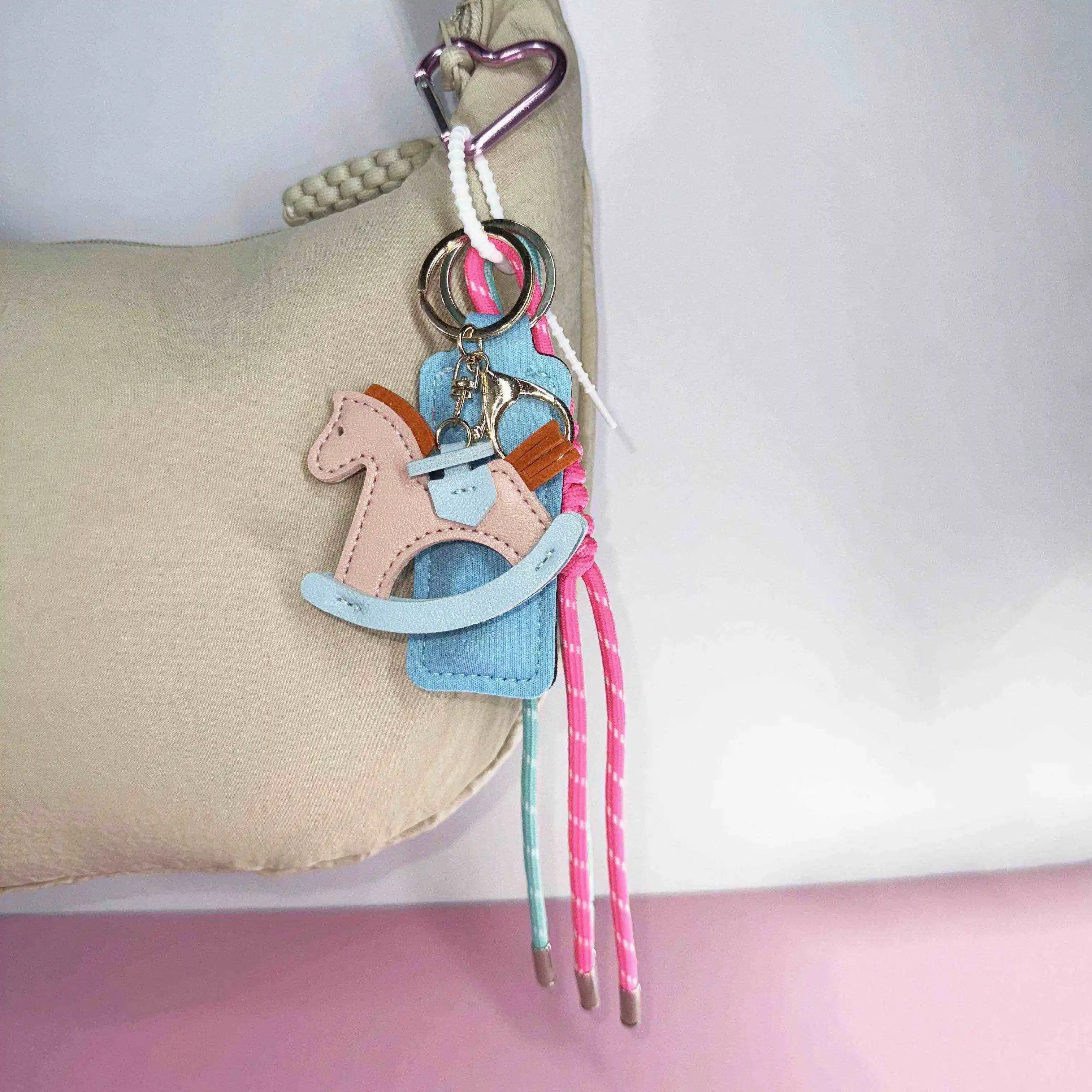 

Bag Charms Luxury Bag Chain Trojan horse Pendant for lv Bag Women Handbag Purse Keychain Man Backpack Wallet Decoration