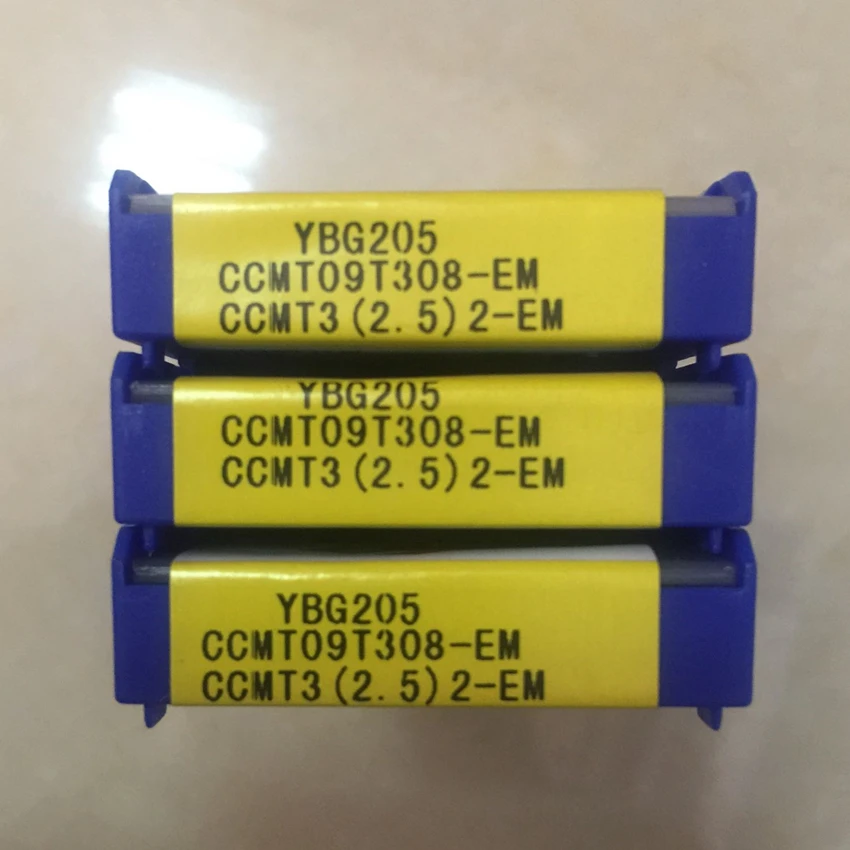 

CCMT09T308-EM YBG205 ZCC.CT CCMT32.52 CNC blade carbide inserts Turning inserts 10pcs/box