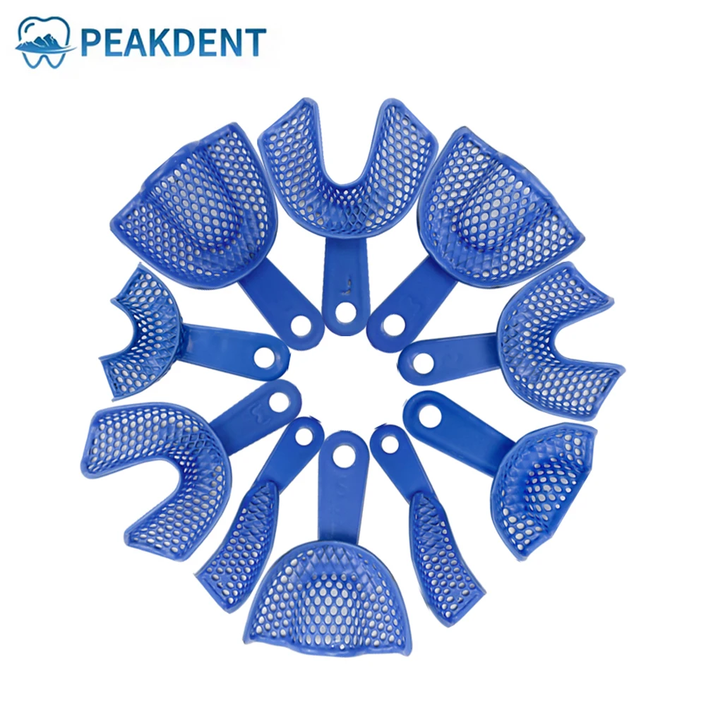 

20 шт. Стоматологические оттискные лотки-держатели для зубов, для зуботехнических лабораторий, для высокотемпературной дезинфекции, для гигиены полости рта