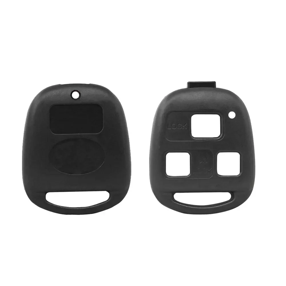 XNRKEY 2/3 pulsante Remote Car Key Shell Case per Toyota Corolla Land Cruiser Yaris Camry Rav4 Prado per Lexus RX300 ES300 LX470