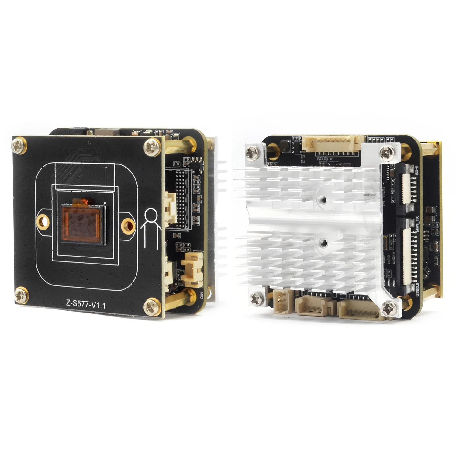 12MP 4K Ultra HD Super Starlight IP Camera Module IMX577 Starvis 2 CMOS Sensor 30FPS DC12V Support Expand CVBS USB3.0 Video