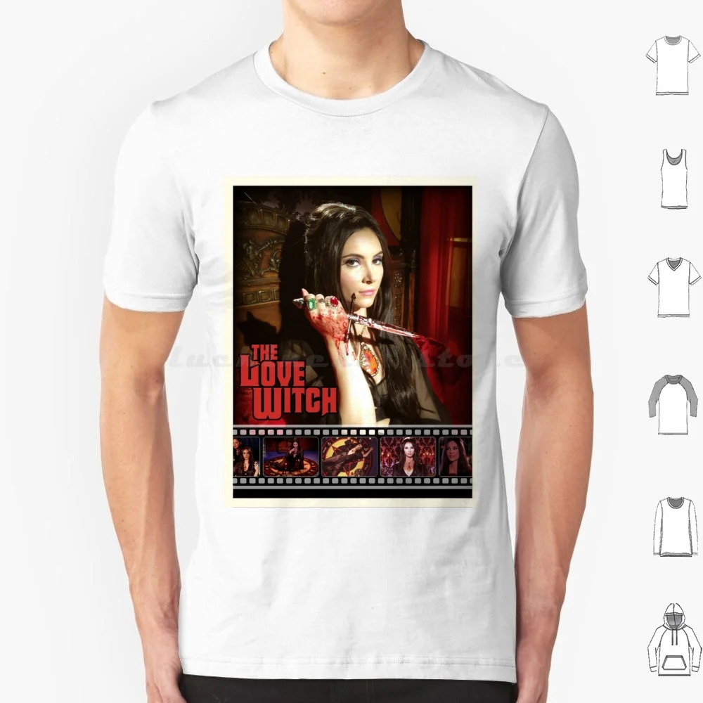 The Love Witch Retro Poster T Shirt Big Size 100% Cotton Fantastic Horror Love The Love Witch Film Love Witch Movie The Love