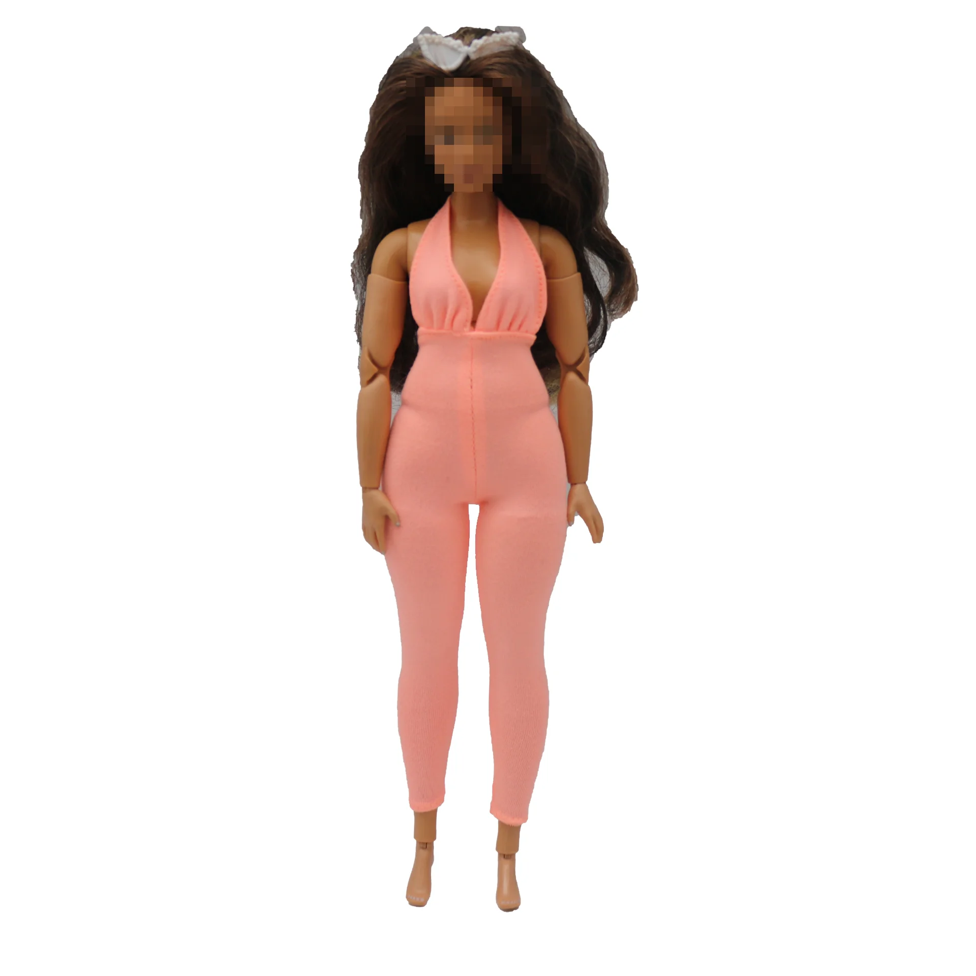 New 30cm 1/6  hip wrap Tight low-cut jumpsuit  Daily Wear Accessories Clothes for Barbie Doll 11.5\