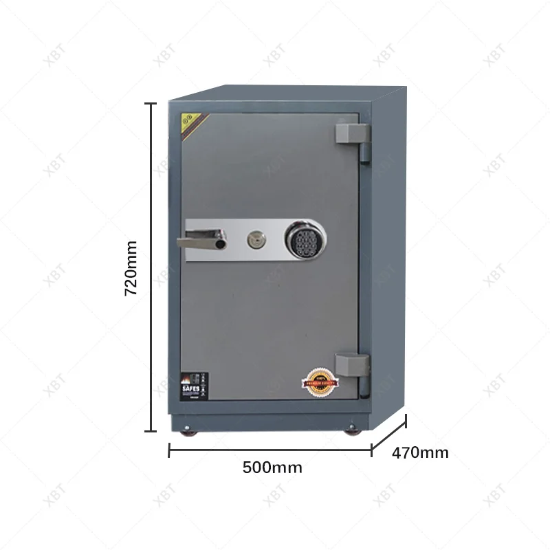 XBT-Custom 2 Hour Fireproof Steel Home Deposit Security Safe Box Burglar & Fire Resistance Coffre Fort Safes
