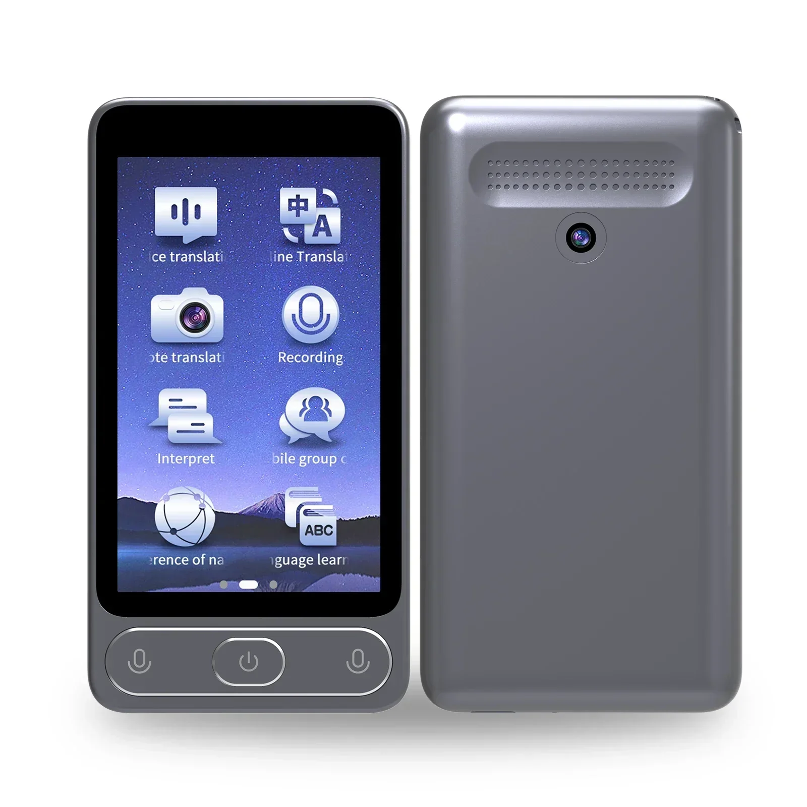متوفر في المخزون بالجملة Tr10 138 لغة في الوقت الحقيقي مترجم صوت محمول جهاز HD شاشة تعمل باللمس صور Offli #2