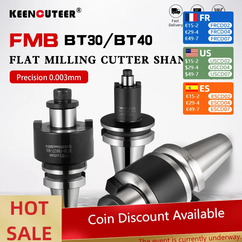 

Держатель Инструмента CNC BT30/40, обрабатывающий центр, соединительная панель, поверхностный Фрезерный резак, диск, держатель инструмента для фрезерования, высокая точность FMB22/27