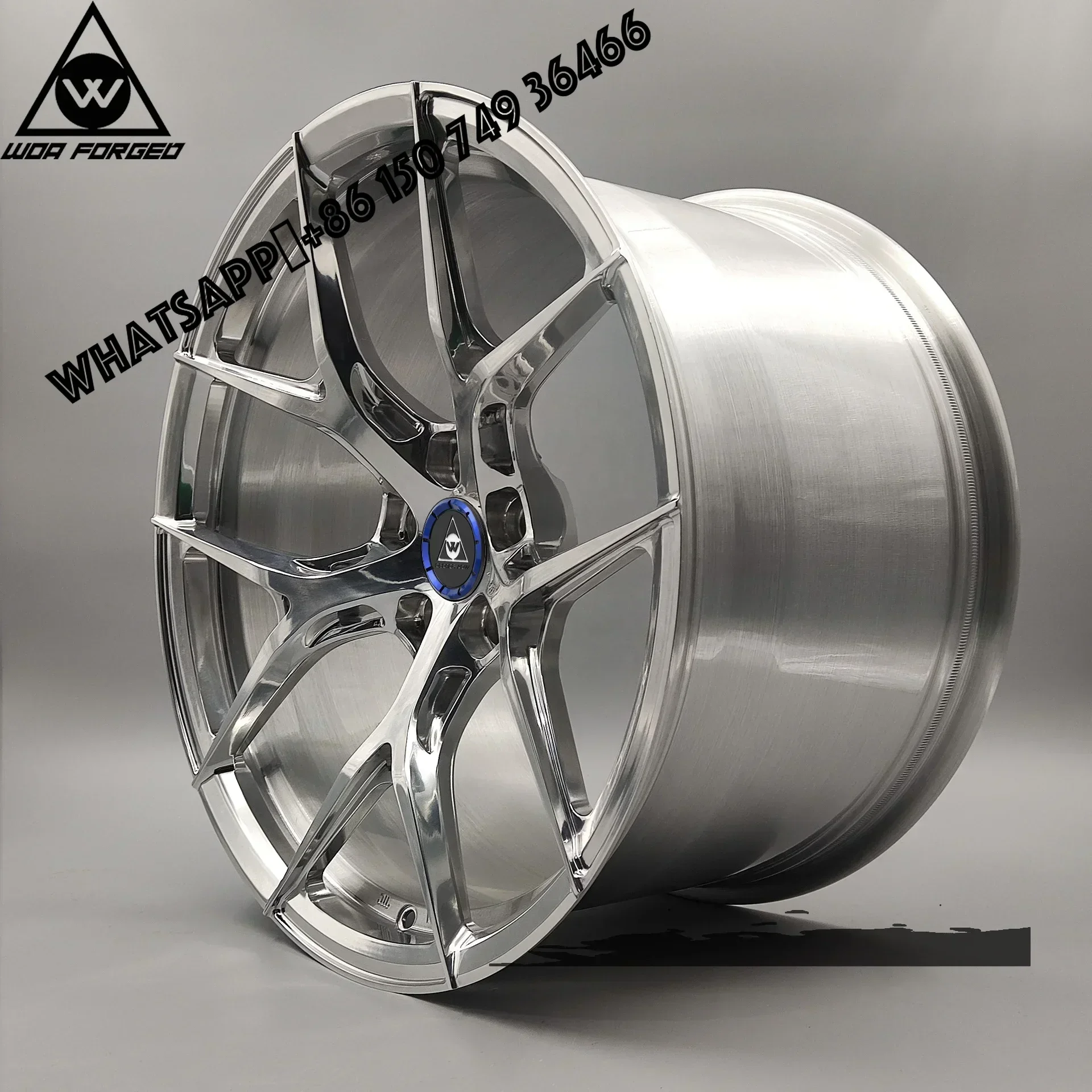 

6061-T6 WOAFORGED Hf-5 High Strength Polished Chrome Forged Wheels Car Wheels Aluminum Customized for BMW Mercedes benz