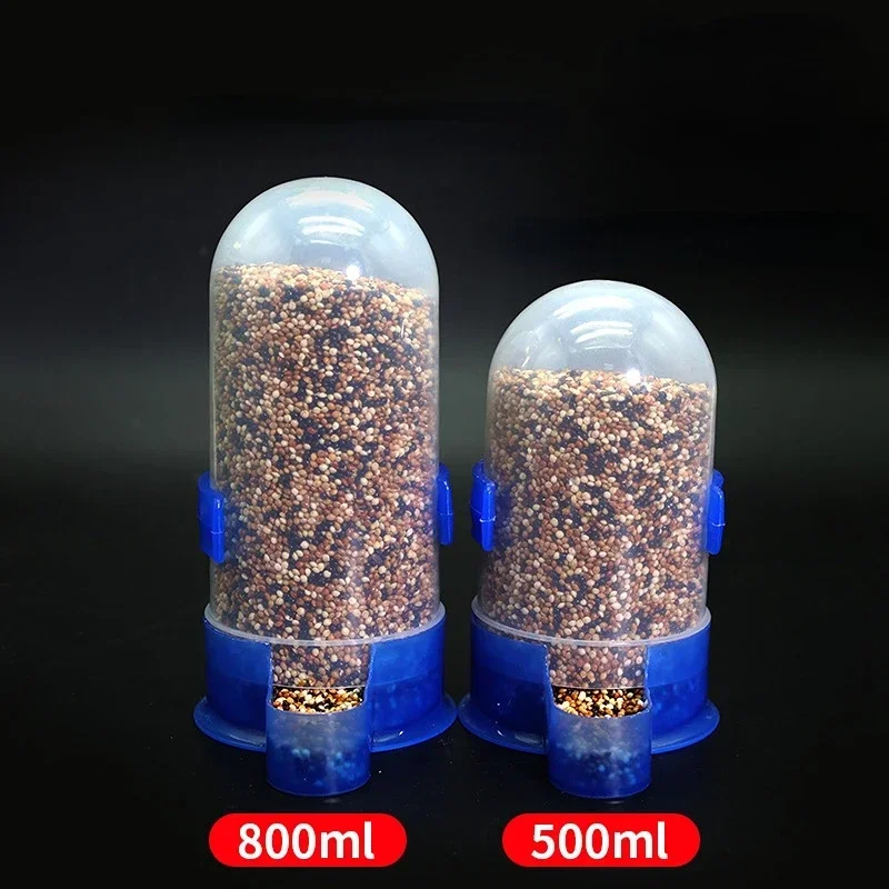 1 Pc Bird Feeder Automatic Drinker Bird Food Container Pigeon Parrot Drinking Water Feeding Dual Use Parrot Pet Supplies