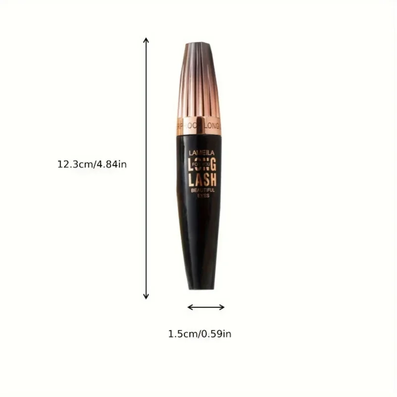 Testina di spazzola ultrafine da 1 pezzo, facile da applicare, arricciare, mascara spesso, un regalo ideale per le ragazze per creare occhi perfetti