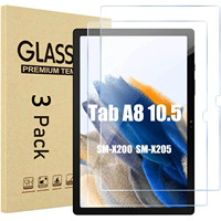 (3 Packs) Tempered Glass For Samsung Galaxy Tab A8 10.5 2021 SM-X200 SM-X205 SM-X207 X200 X205 X207 Tablet Screen Protector Film