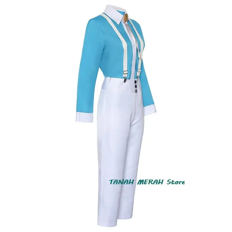 Kemono Jihen Anime Cosplay Costume, Akira, Camisa, Calcinha, Uniforme, Peruca, Fantasia, Dia das Bruxas, Carnaval, Natal, Festa, Unisex