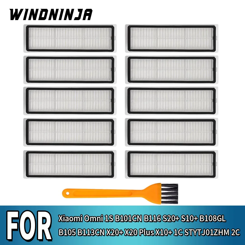 Filtro HEPA para Robot Aspirador Xiaomi Omni 1S B101CN B116 S20+ S10+ B108GL B105 B113CN X20+ X20 Plus X10+ 1C STYTJ01ZHM 2C