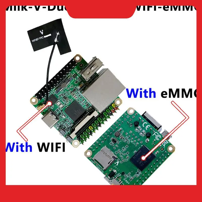 

Milk-V Duo S Development Board+Poe-Long-Pin WI-FI 6/BT5+EMMC RISC-V ARM Support One-Click Switching ARM/RISC-V Startup